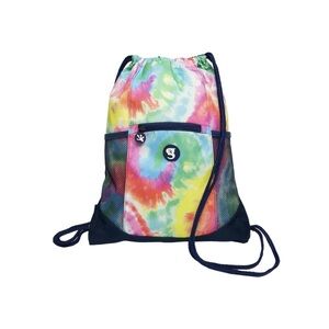 Tie Dye Beach Bag Geckobrands Colorful String Bag